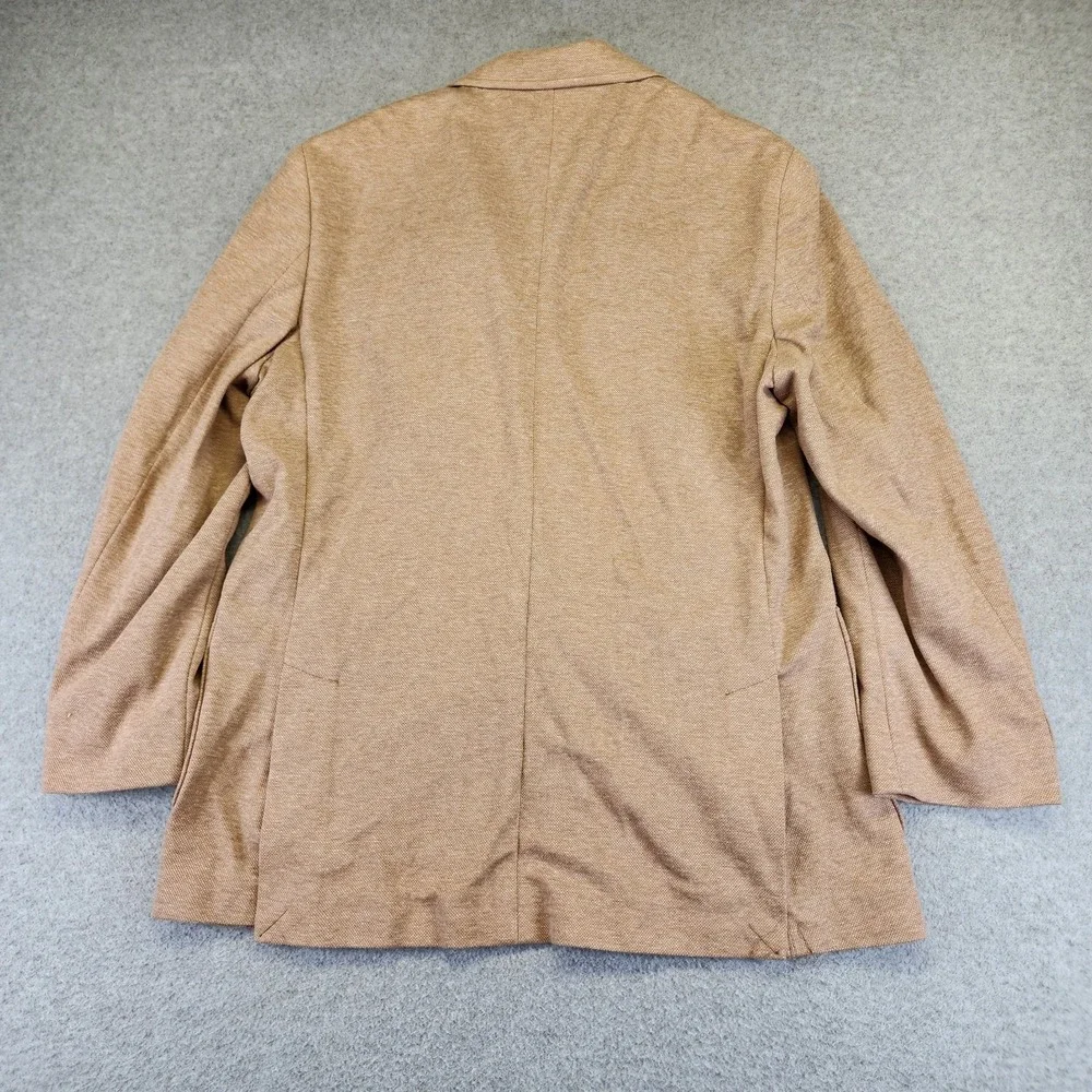 NEW Joseph Abboud Men S Modern Fit Blazer Cotton Blend Unconstructed Light Brown